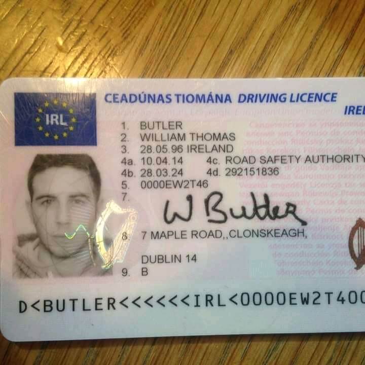 buy Ireland drivers license