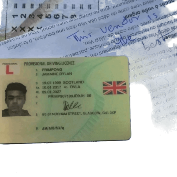 Buy provisional Driving Licence UK